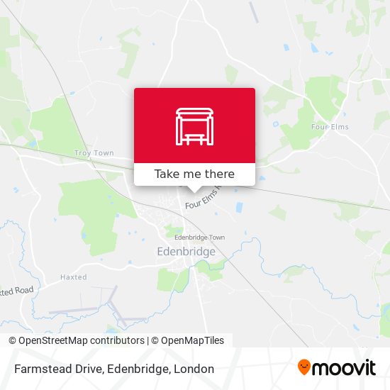Farmstead Drive, Edenbridge map