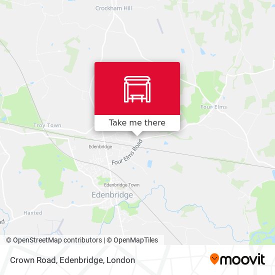 Crown Road, Edenbridge map