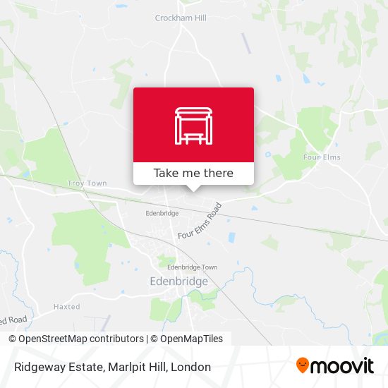 Ridgeway Estate, Marlpit Hill map