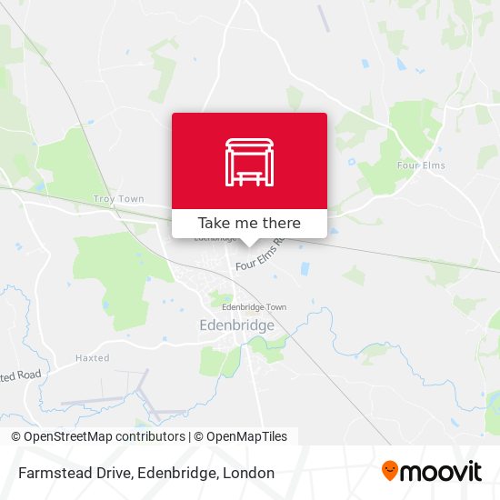 Farmstead Drive, Edenbridge map