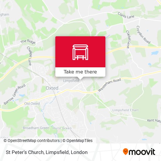 St Peter's Church, Limpsfield map