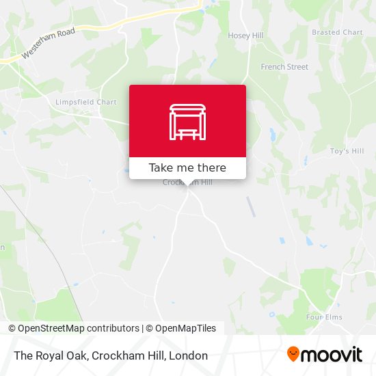 The Royal Oak, Crockham Hill map