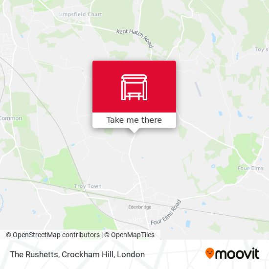 The Rushetts, Crockham Hill map