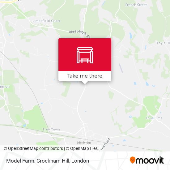 Model Farm, Crockham Hill map