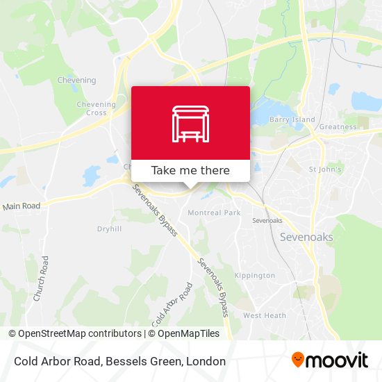 Cold Arbor Road, Bessels Green map