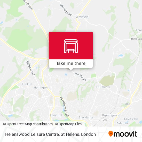Helenswood Leisure Centre, St Helens map