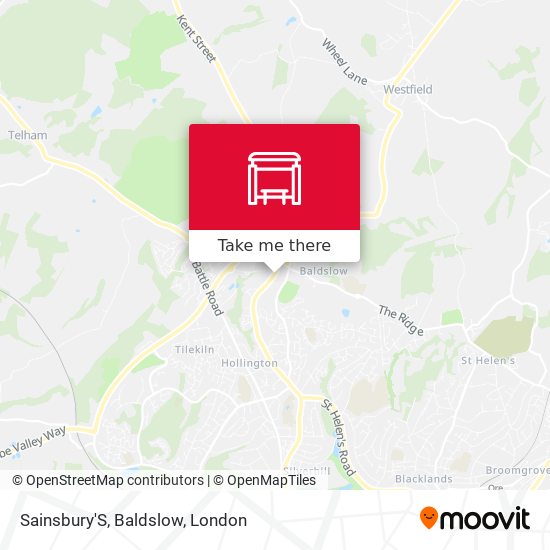 Sainsbury'S, Baldslow map