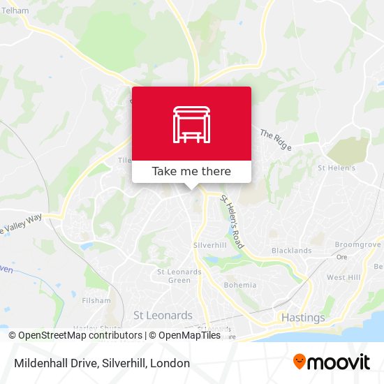 Mildenhall Drive, Silverhill map
