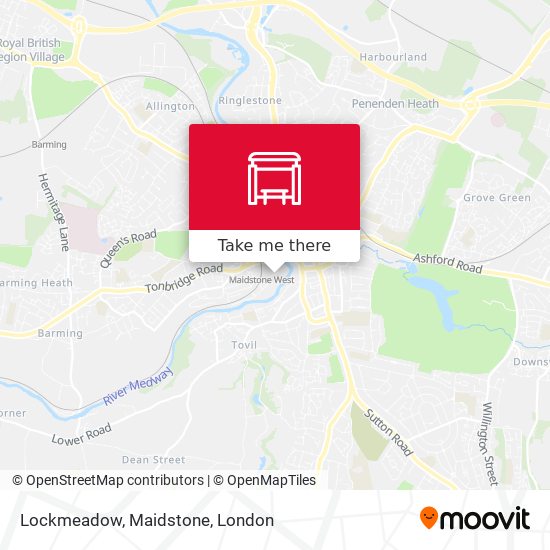 Lockmeadow, Maidstone map