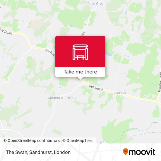 The Swan, Sandhurst map