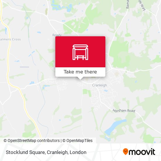 Stocklund Square, Cranleigh map