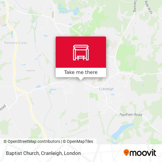 Baptist Church, Cranleigh map