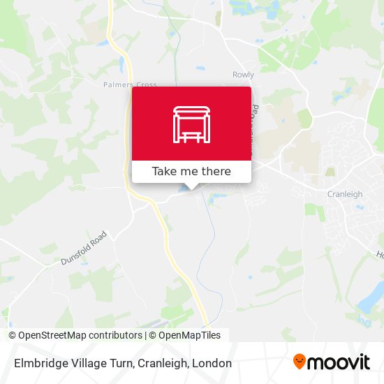 Elmbridge Village Turn, Cranleigh map