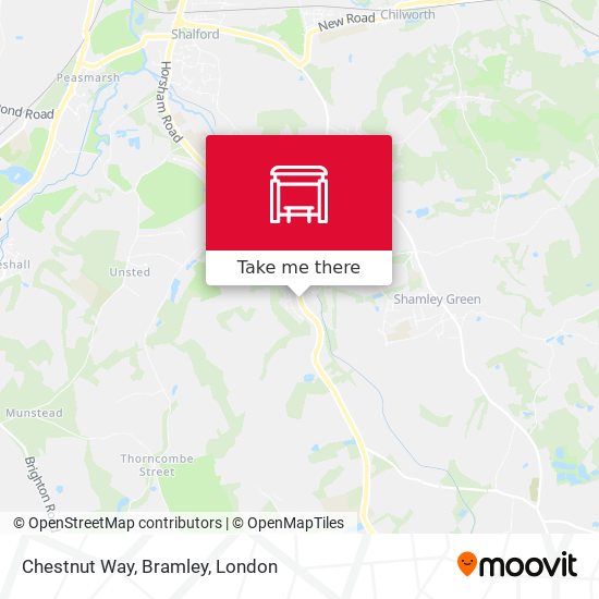 Chestnut Way, Bramley map