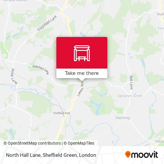 North Hall Lane, Sheffield Green map