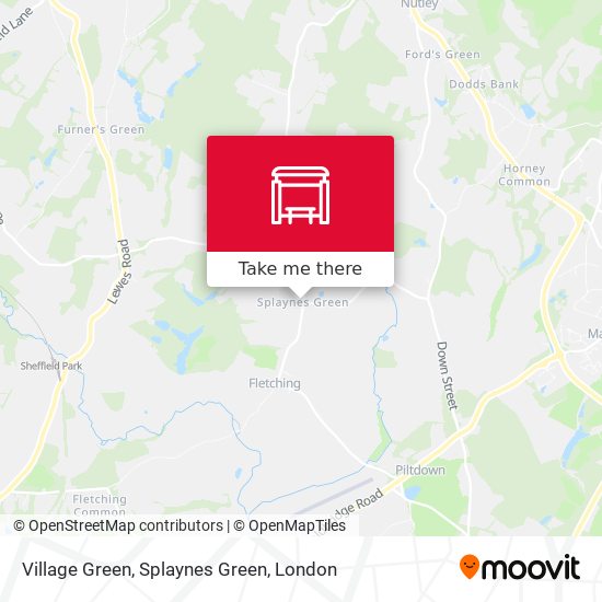 Village Green, Splaynes Green map