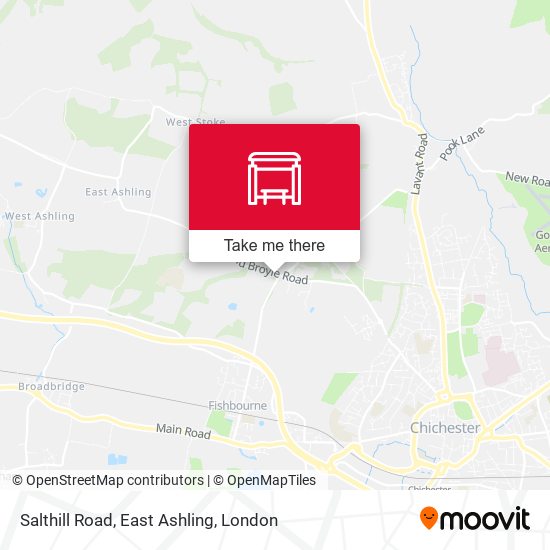 Salthill Road, East Ashling map