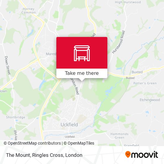 The Mount, Ringles Cross map