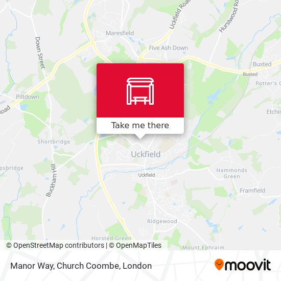 Manor Way, Church Coombe map