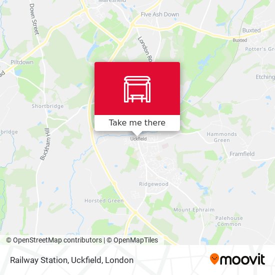 Railway Station, Uckfield map