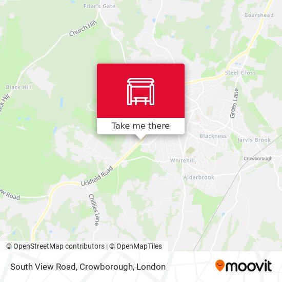 South View Road, Crowborough map