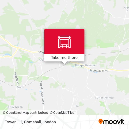 Tower Hill, Gomshall map