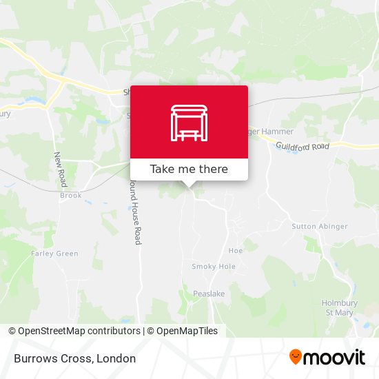Burrows Cross map