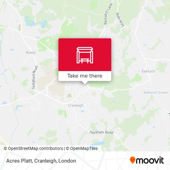 Acres Platt, Cranleigh map