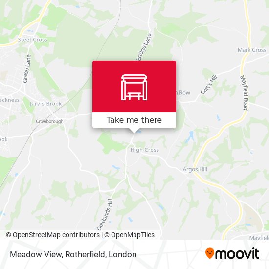 Meadow View, Rotherfield map