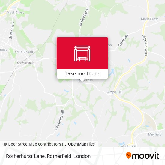 Rotherhurst Lane, Rotherfield map