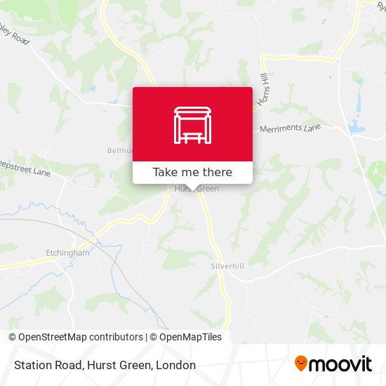 Station Road, Hurst Green map