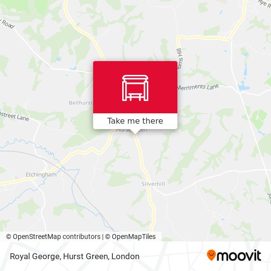 Royal George, Hurst Green map