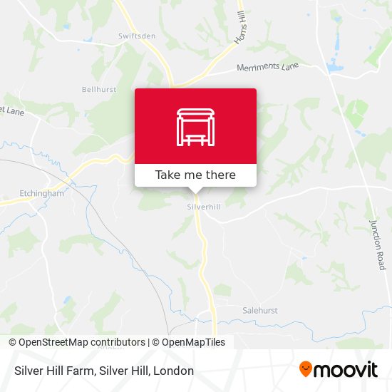 Silver Hill Farm, Silver Hill map