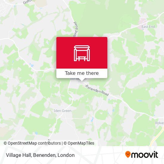 Village Hall, Benenden map