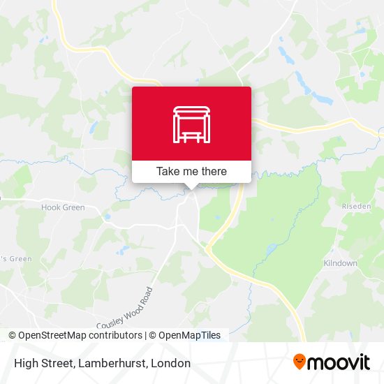High Street, Lamberhurst map