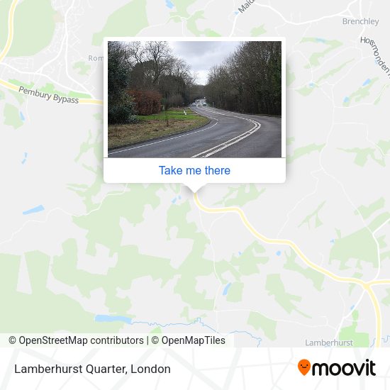 Lamberhurst Quarter map