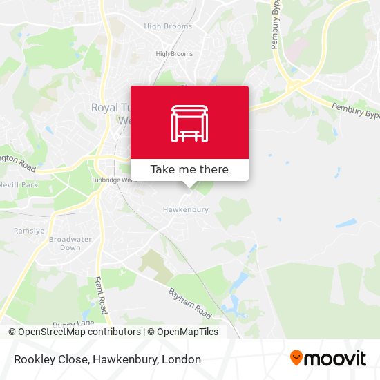 Rookley Close, Hawkenbury map