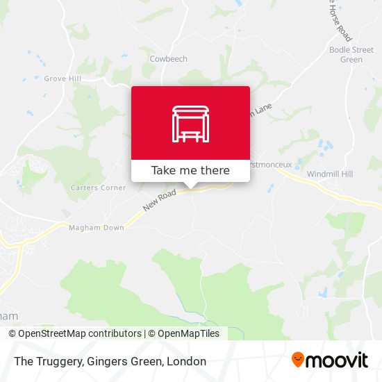 The Truggery, Gingers Green map