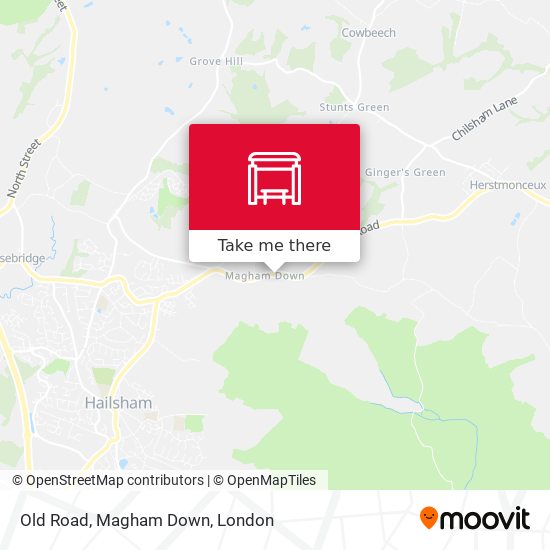 Old Road, Magham Down map