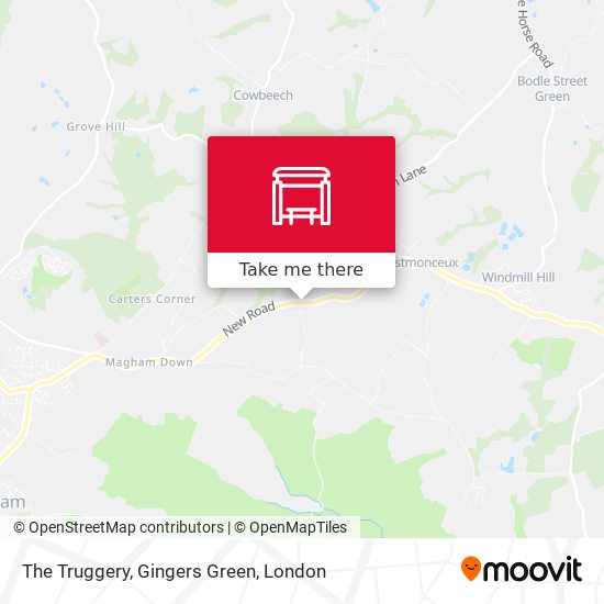 The Truggery, Gingers Green map
