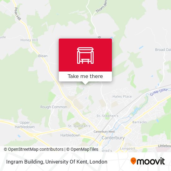 Ingram Building, University Of Kent map