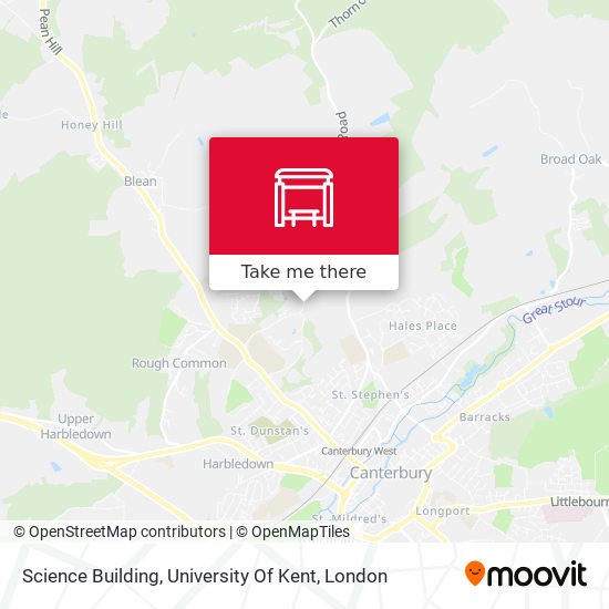 Science Building, University Of Kent map