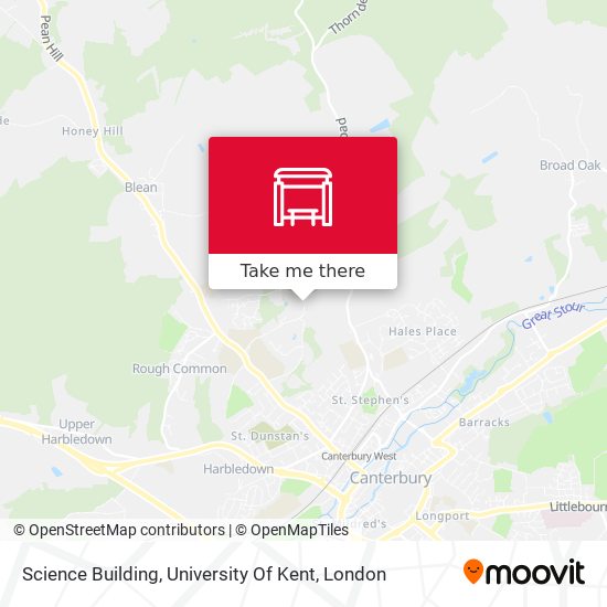 Science Building, University Of Kent map