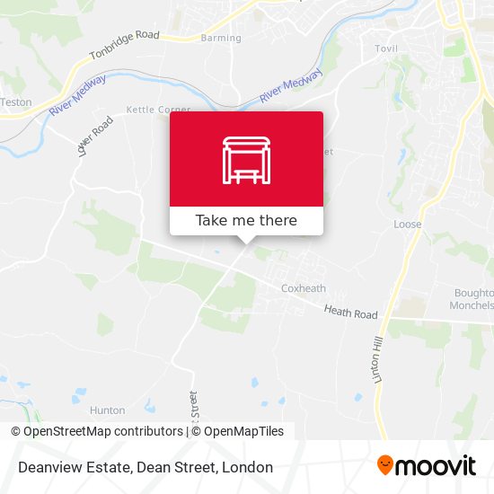 Deanview Estate, Dean Street map