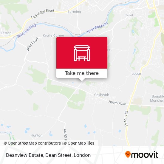 Deanview Estate, Dean Street map
