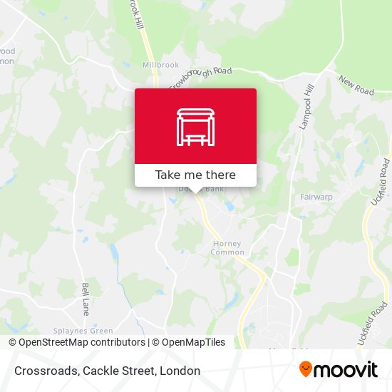 Crossroads, Cackle Street map