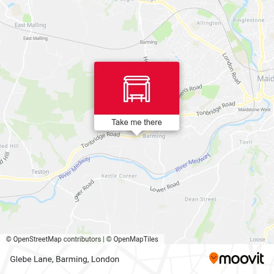 Glebe Lane, Barming stop - Routes, Schedules, and Fares