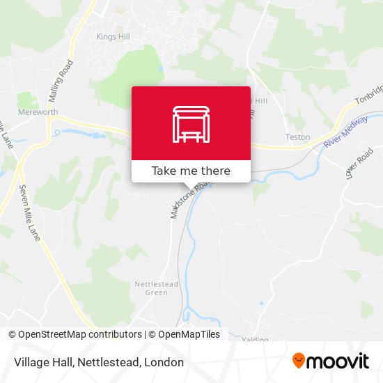 Village Hall, Nettlestead map