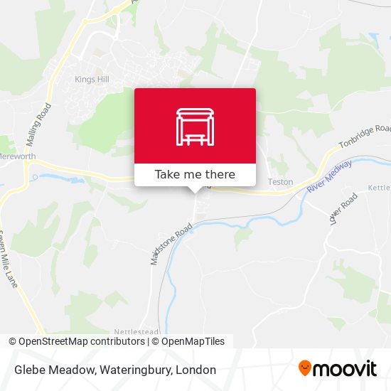 Glebe Meadow, Wateringbury map