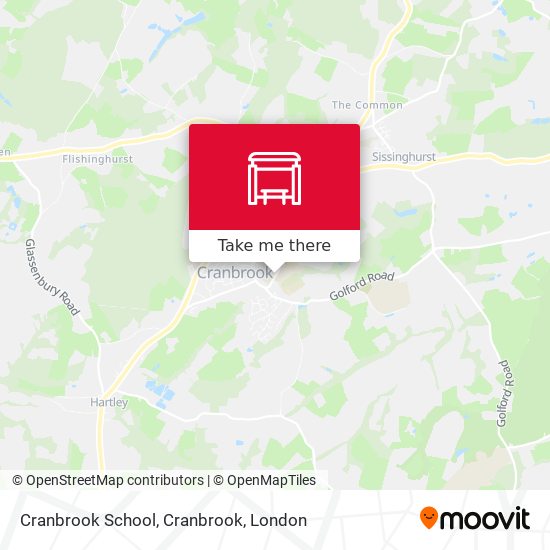 Cranbrook School, Cranbrook map